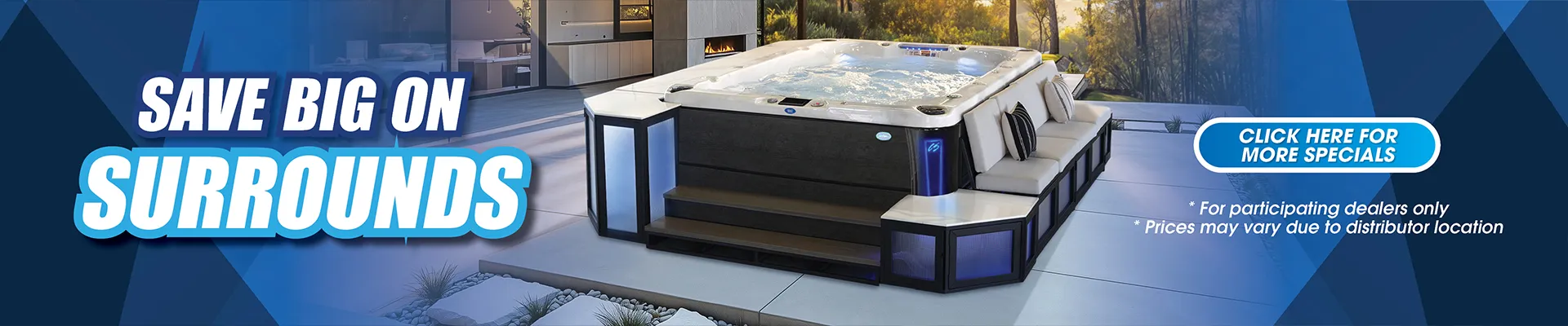 Calspas hot tub being used in a family setting - Rosemead
