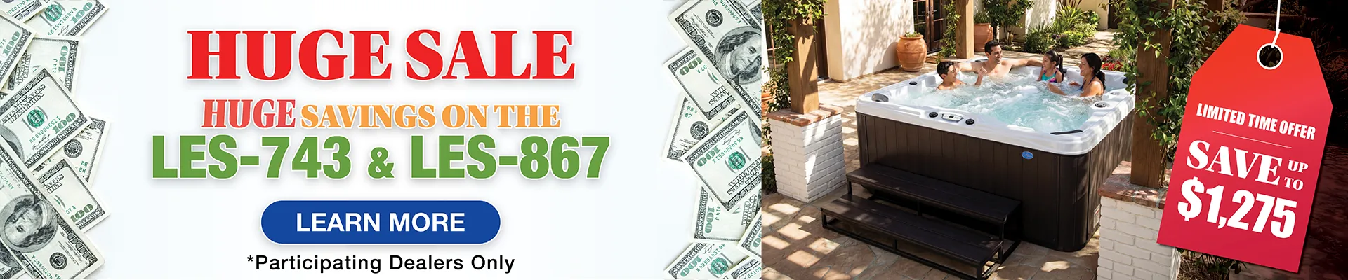 Calspas hot tub being used in a family setting - Rosemead